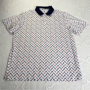 Puma Volition America Sunglasses Golf Polo Shirt | Size XL Red White Blue USA